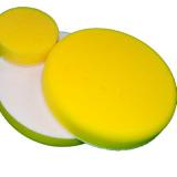 Polierschwamm  gelb glatt feinporig Ø 150 mm Klett